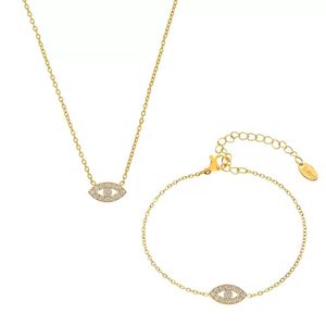 Clémentine Paris Ensemble de bijoux de luxe pour femme doré plaqué or Idée cadeau EGO057