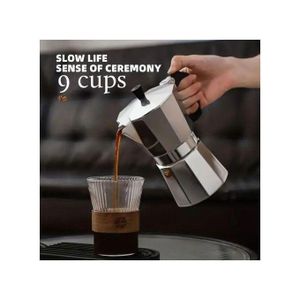 Cafetière italienne silver (9 tasses)