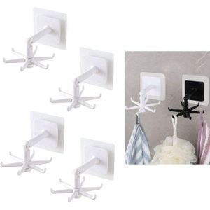 2 Crochet de rangement rotatif 360 degrés, accessoires de cuisine, support de rangement