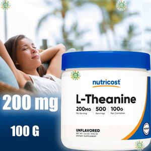 Nutricost Nutricost, L-Theanine, Unflavored, 3.6 oz (100 g)
