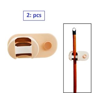 جديد حامل ممسحة على الحائط من قطعتين متعدد الاستخدامات بيج