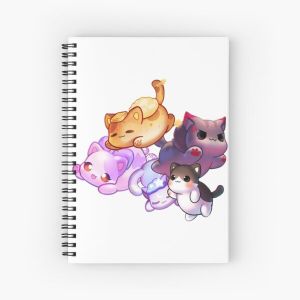 squad cat,  aphmau as cat  Spiral Notebook Bloc note