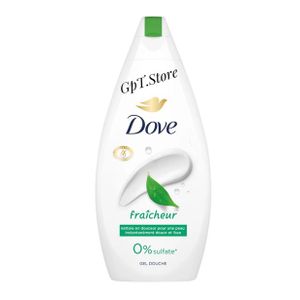 Dove Gel Douche Fraîcheur Sans sulfates, 720ml