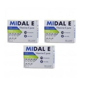 Eric Favre 3 Paquets de 30 Capsules -(MiDAL E) Naturel et Bio