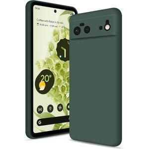 Case Coque Souple Liquid Silicone pour Google Pixel 6 vert – Protection élégante et maniabilité
