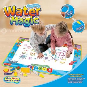 Grand Tapis de Dessin à l'Eau Magique pour Enfants - Loisir Créatif Éducatif et Réutilisable Sans Tache