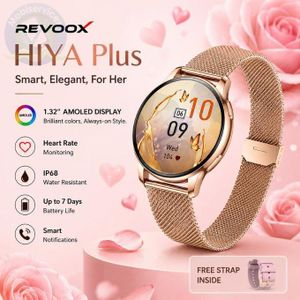 Revoox Montre Connectée Femme PREMIUM AMOLED HIYA PLUS 