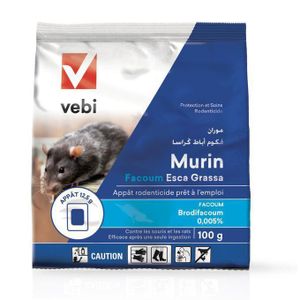 VEBI سم الفئران Murin Esca Grassa 100 جم