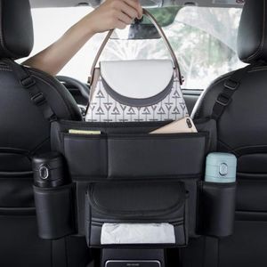  Porte Gobelet Voiture Universelle, Organiseur Latéral pour  Siège de Voiture, Boîte Rangement Siège D'auto Multifonctionnel Car Cup  Holder Porte Bouteille Voiture