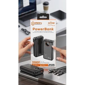 Iron Batterie Externe Rapide PR-22 20000mAh 22.5W