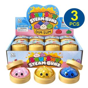 SQUISHY Dumpling, 6 cm pack 3 pcs