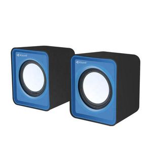 Kisonli  V310 – Mini Haut-Parleurs Stéréo 2.0 USB pour PC, Laptop et Bureau – Son Clair et Design Compact