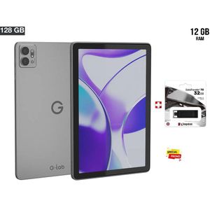 G-Tab Nouvelle Tablette Slim T13 4G/5G 10,1" 128GB Ram 12GB (4+8) 5Mpx 5000 mAh+pochette+screen+pen+Kingston Clé Type-C -32GB