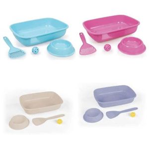 chaton Litiere Pelle Gamelle et Jouet inclus (colleur aleatoire)