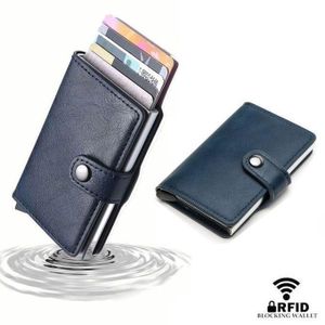 Porte cartes de crédit automatique pour hommes, Portefeuille & sac, RFID Blocage