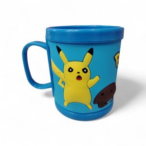 Mug en plastique pour enfant 250ml - Pokémon, Pikachu cadeau anniversaire- bleu