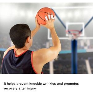 protege-doigts de sport avec support elastique pour le pouce, ideal pour le basketball et autres sports