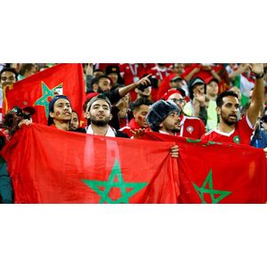 راية المغرب 150 سنتيم على 100 سنتيم