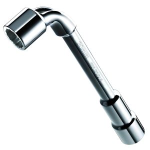 Clé à Pipe Débouchée - Acier Chromé Vanadium - Outil de Serrage Professionnel - 20mm Argenté
