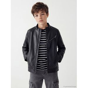Lc Waikiki جاكت جلد صناعي للأولاد