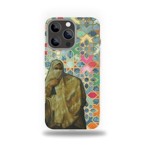 Haik woman in zelij - Moroccan Tradition - Compatible avec 13 Pro Max