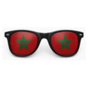 Lunettes Unisex aux couleurs du MAROC