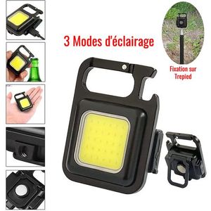 Generic Lampe de poche LED Rechargeable par USB projecteur Portable lumière  forte Avec 4 modes d'éclairage à prix pas cher