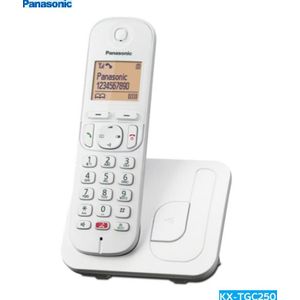 Panasonic Telephone sans fil numérique Haut parleur blocage les appels indésirables identification de l'appelant-KX-TGC250