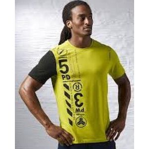 Reebok T-shirt De Compression Imprimée Homme - Madina