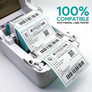 Rouleaux d'Étiquettes d'Expédition Haute Qualité – Compatibles avec la Majorité des Imprimantes Thermiques
