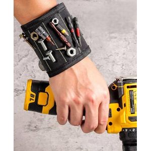 Bracelet Magnétique Professionnel - Porte-Vis, Clous et Embouts - L'Assistant Indispensable pour Bricolage et Réparation