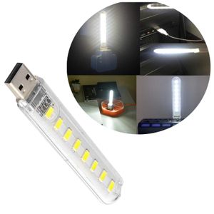 Lampe LED USB 8 LEDs – Lumière Blanche Puissante, Flexible & Compacte