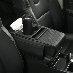 Accoudoir Voiture 3-en-1 avec Porte-Bouteille et Rangement Intelligent