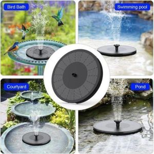 Mini fontaine à eau solaire pour cascade, décoration de jardin