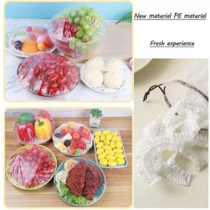 Couvre-Plats Élastiques Jetables - 200 pièces - Qualité Supérieure - Contact Alimentaire