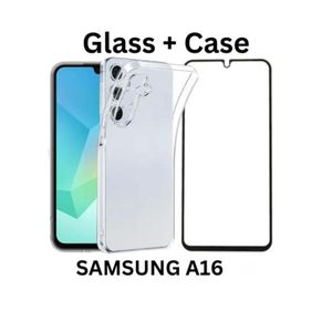Case Coque Samsung A16 Transparente Antichoc + Verre Trempé Inclus – Protection Complète Haute Qualité