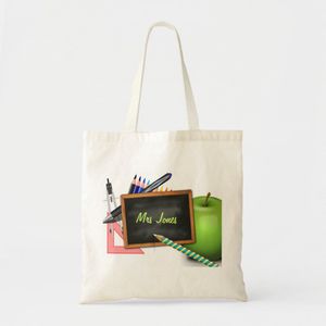 Teacher tote bag Unique, haute qualité