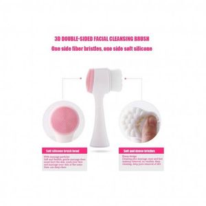 Brosse Nettoyante double Façe 100% en Silicone Visage, Corps et Cheveux -  CITYMALL