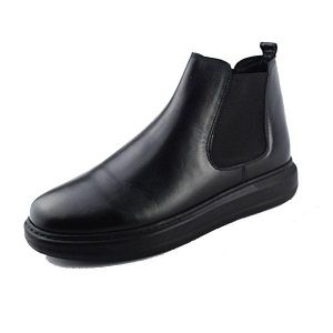 Tifano Bottine pour homme noir en cuir 