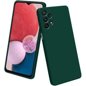 Coque Samsung Galaxy A13 4G vert en Silicone Liquide – Protection Antichoc et Anti-Rayures