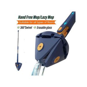 Vadrouille Triangular Mop avec Compression Automatique de l eau Rotative 360