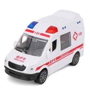 Ambulance Jouet Inertielle Lumineuse et Sonore - 1 Pièce