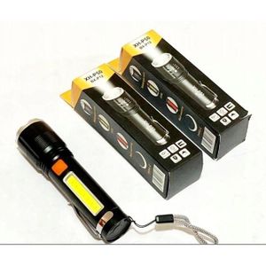 Lampe Torche Noire XHP50 Ultra Puissante Rechargeable USB