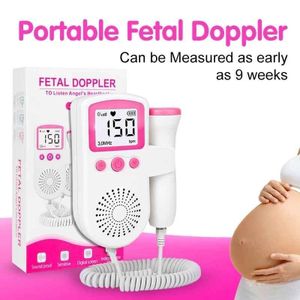 Détecteur de Fréquence Cardiaque du Bébé à Ultrasons ,Moniteur Doppler Fœtal pour Femmes Enceintes
