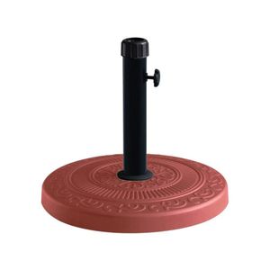 Kitea Base Parasol Ronde À Beton 13Kg HEAVYHOLD - Rouge