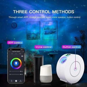 Projecteur Galaxy Aurora WiFi – Lampe LED Ciel Étoilé avec Effets Galaxie, Application Mobile et Contrôle Vocal