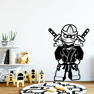 Nouveau Lego Stickers muraux Ninja en vinyle