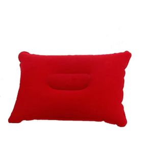 Portable Pli Gonflable Air Oreiller En Plein Air Voyage Dormir Camping PVC Cou Civière Dossier Avion Confortable Oreiller