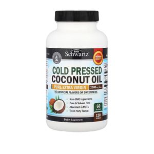 BioSchwartz Huile de noix de coco biologique coconut oil 2000 mg