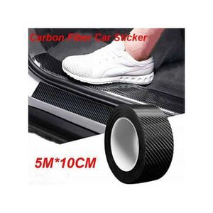 Autocollants de voiture en Fiber de carbone, bande auto-adhésive pour enveloppe automobile, Film auto-adhésif noir mat, bandes de voiture en vinyle 3D, accessoires de Film